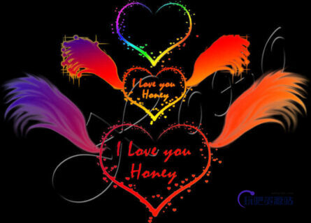 时尚非主流天使爱心图形PS笔刷素材-玩吧资源站