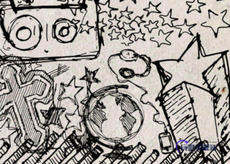 20个手绘涂鸦素材PS笔刷-玩吧资源站