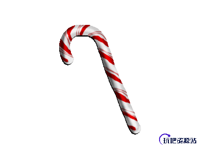 拐杖糖PS笔刷-玩吧资源站