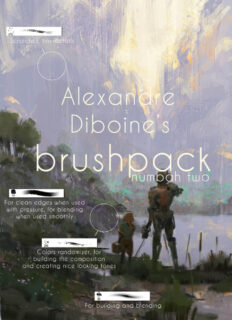 简单CG绘画艺术PS笔刷下载 #.2-玩吧资源站