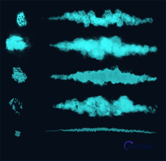 5种Photoshop高级笔触笔刷-玩吧资源站