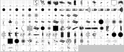 艺数绘讲师常用Photoshop笔刷套装下载-玩吧资源站