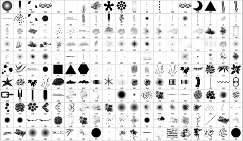 一套来自私人的黄光剑常用Photoshop笔刷包下载-玩吧资源站