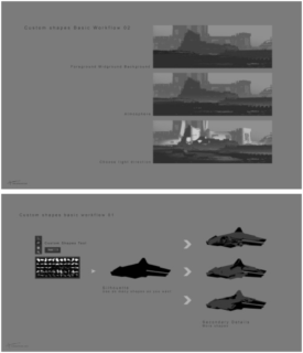 CG组合式绘画photoshop自定义形状素材 .csh 下载-玩吧资源站