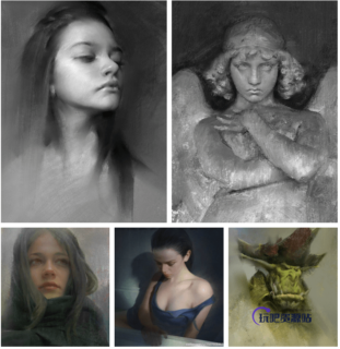 数字艺术绘画创作Photoshop笔刷素材下载-玩吧资源站