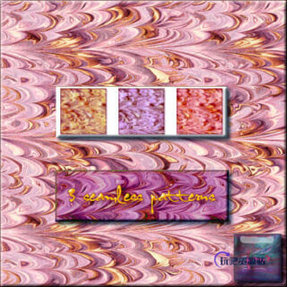 混合色效果Photoshop填充图案底纹素材.pat-玩吧资源站