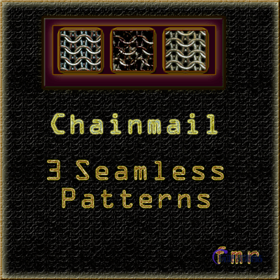 锁子甲纹理Photoshop填充图案底纹素材 Patterns 下载