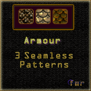 盔甲纹理Photoshop填充图案底纹素材 Patterns 下载-玩吧资源站