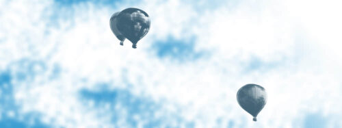 天空中的热气球素材Photoshop笔刷-玩吧资源站