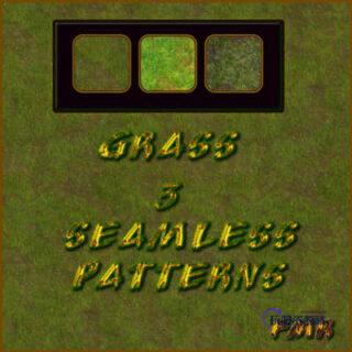 3种苔藓、绿皮纹理Photoshop填充素材-玩吧资源站