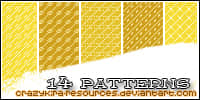 简单像素化Photoshop填充图案底纹素材 Patterns 下载