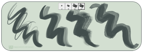 个性化Photoshop CS3笔触笔刷素材-玩吧资源站