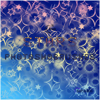 星星图案Photoshop照片美化装饰笔刷-玩吧资源站