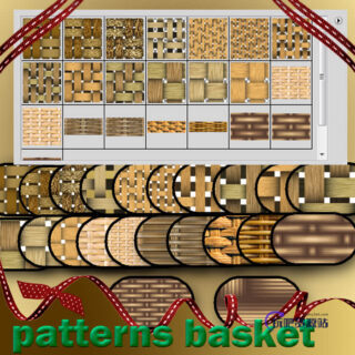 竹编纹理Photoshop填充素材下载-玩吧资源站