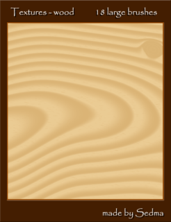 高级木板纹理、木头横截面纹理Photoshop笔刷-玩吧资源站