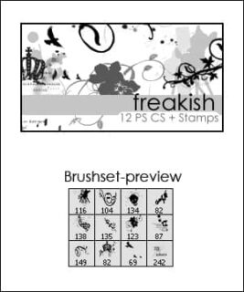 漂亮的植物花纹照片美图背景边框饰品PS笔刷 #.54-玩吧资源站