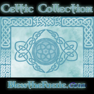 凯尔特古典花纹艺术纹饰Photoshop笔刷素材-玩吧资源站