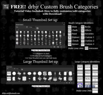 超大量包：免费Photoshop笔刷素材下载-玩吧资源站