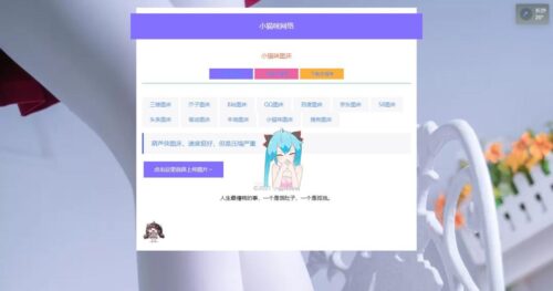 超简洁小猫咪图床PHP源码 带7个图床接口-玩吧资源站