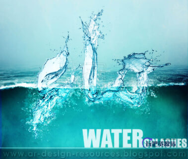 超清水流、激流、水花、液体PS笔刷-玩吧资源站