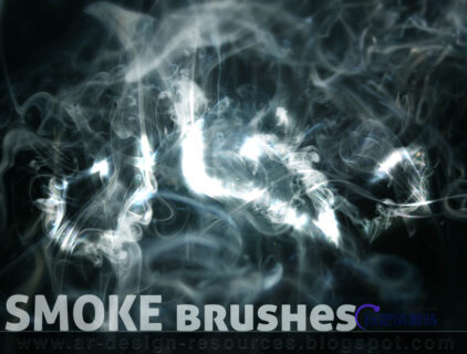 高级烟雾效果PS笔刷-玩吧资源站