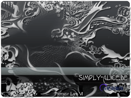 剪纸状花纹图案PS笔刷素材-玩吧资源站