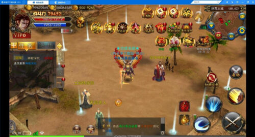 血染苍穹传奇 3D传奇手游源码下载 一键端+一键四区+假人系统+活动全开+图文教程-玩吧资源站