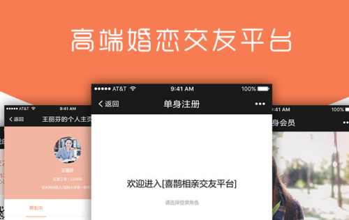 婚恋交友平台_喜鹊相亲交友平台2.1.2自用修复版-玩吧资源站