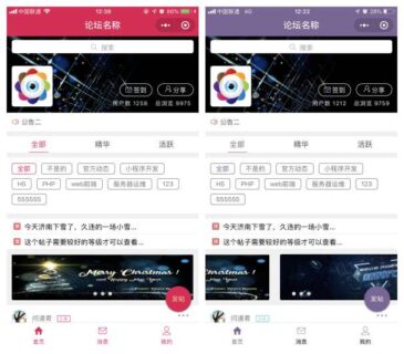 小程序 有点牛论坛源码 3.0.16+前端-玩吧资源站