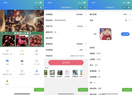 王者荣耀装逼神器助手小程序源码_支持多种流量主模式-玩吧资源站