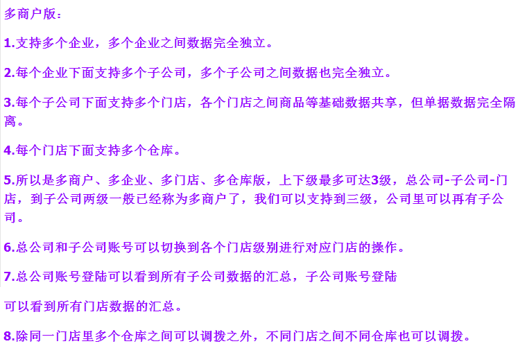 q68 多商户多仓库带扫描云进销存系统ERP管理系统Saas营销版无限商户源码下载
