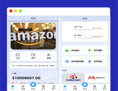 A1386亚马逊抢单源码自动抓取订单任务邀请英文,西班牙语可自动切换语言-玩吧资源站