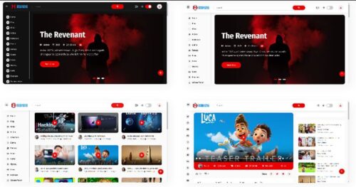 HTML5响应式 社交媒体电影视频网站模板-玩吧资源站