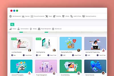 A1147 功能强大的国外商业PHP在线教育系统LMS源码/直播课程系统-玩吧资源站