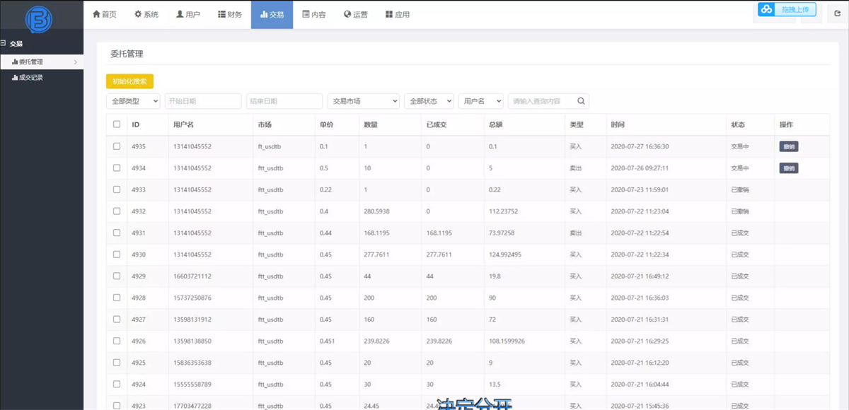 A1269FORTAI区块交易中心/FT-TOKEN