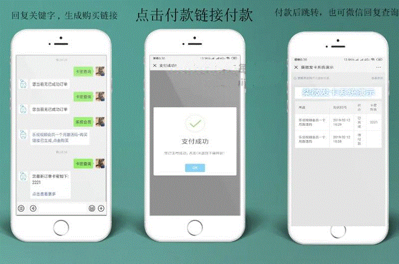 公众号 柒微自动发卡系统