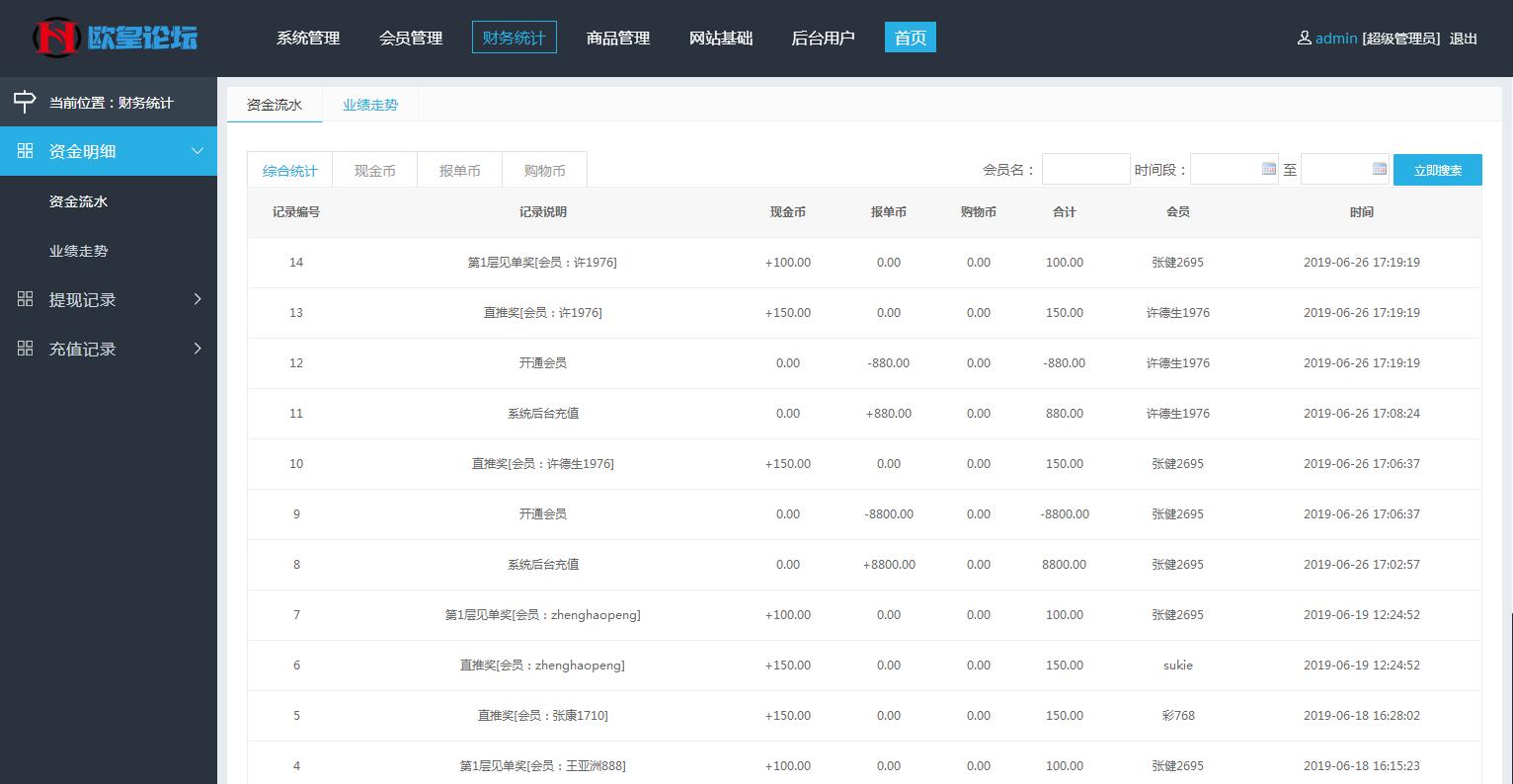 图片[4]-Q128 企业3级推广报单分销源码下载会员注册管理系统-玩吧资源站