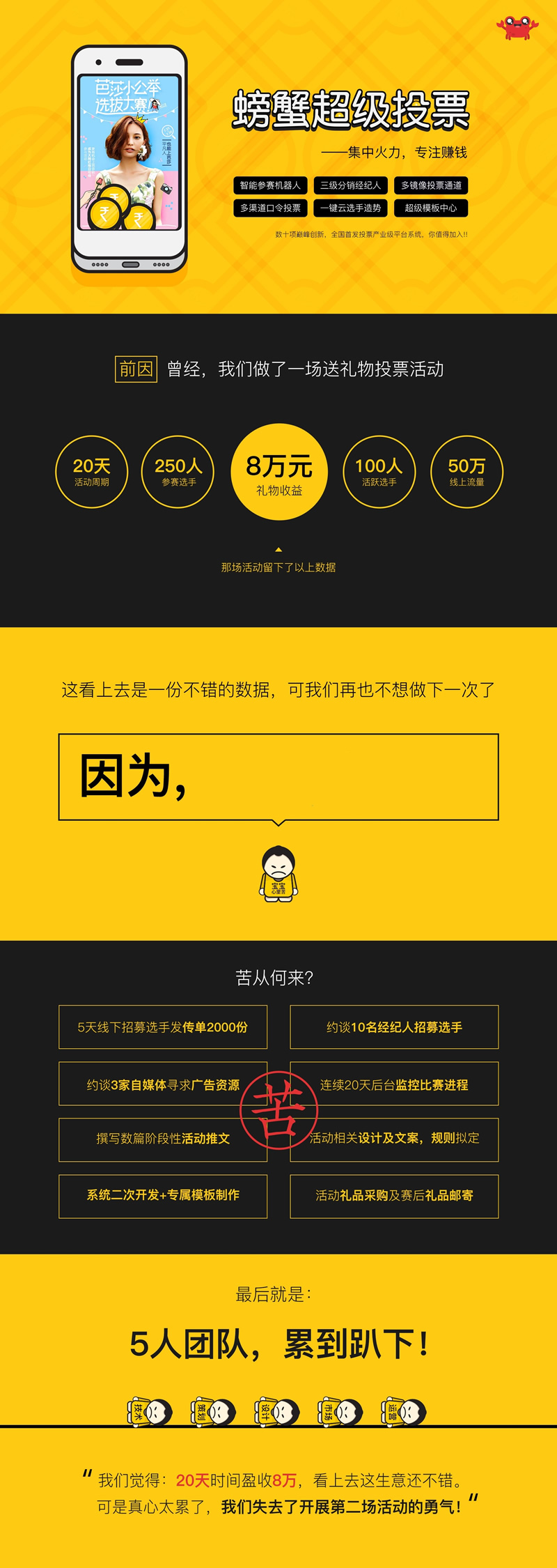 图片[1]-螃蟹投票修复更新V1.9.3 带4套模板-玩吧资源站