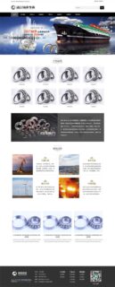 响应式黑色 轴承齿轮机械制造企业网站 机械齿轮设备网站_简繁双语 织梦模板 (自适应手机版)-玩吧资源站