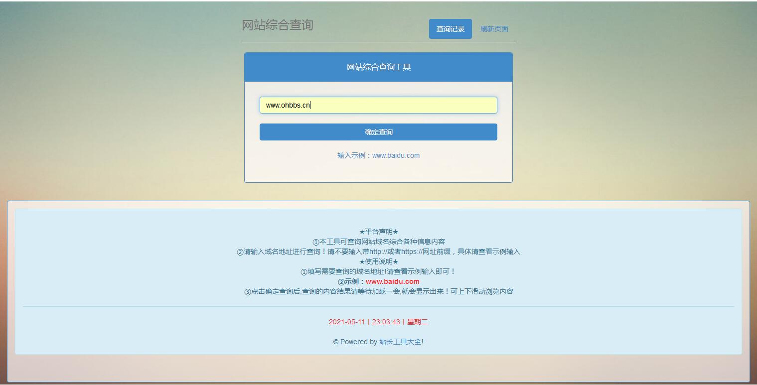 图片[2]-P20 网站站长综合seo查询工具源码-玩吧资源站