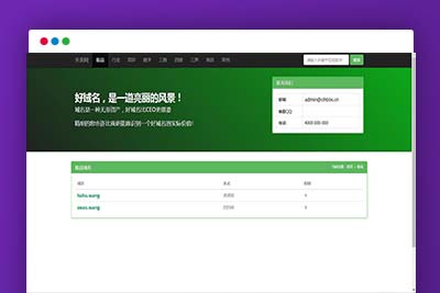 K301 PHP域名销售管理系统网站源码 自适应电脑+手机端-玩吧资源站