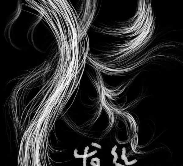 细致发丝、长发、头发Photoshop毛发笔刷