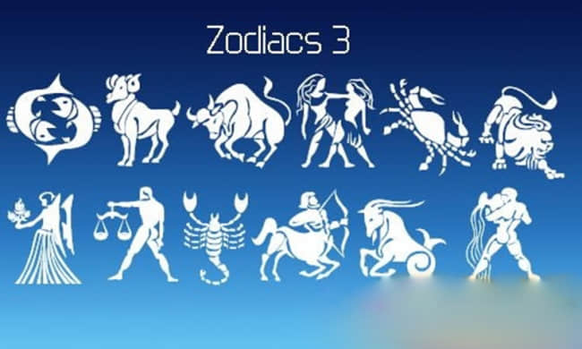 12星座剪影图案Photoshop笔刷素材