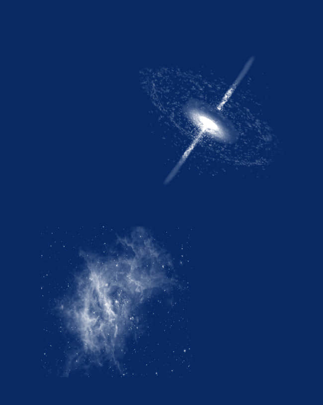 浩瀚宇宙、银河星空Photoshop背景笔刷