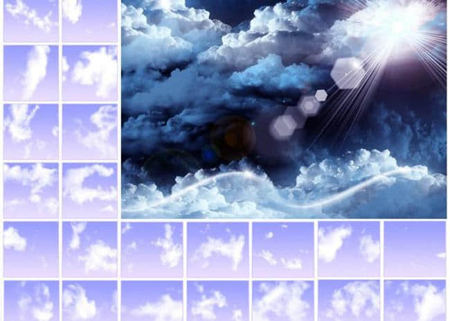 各种高空云朵素材Photoshop笔刷下载