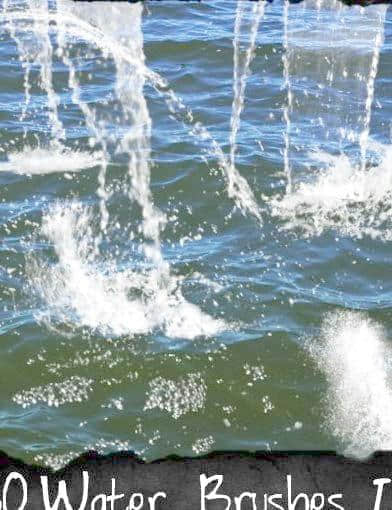 真实水花、海水Photoshop笔刷