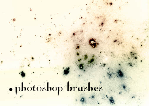 旧色灰质斑点痕迹Photoshop笔刷素材