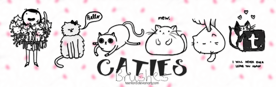 呆萌猫女孩Photoshop笔刷