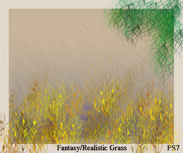 CG草植物Photoshop笔刷