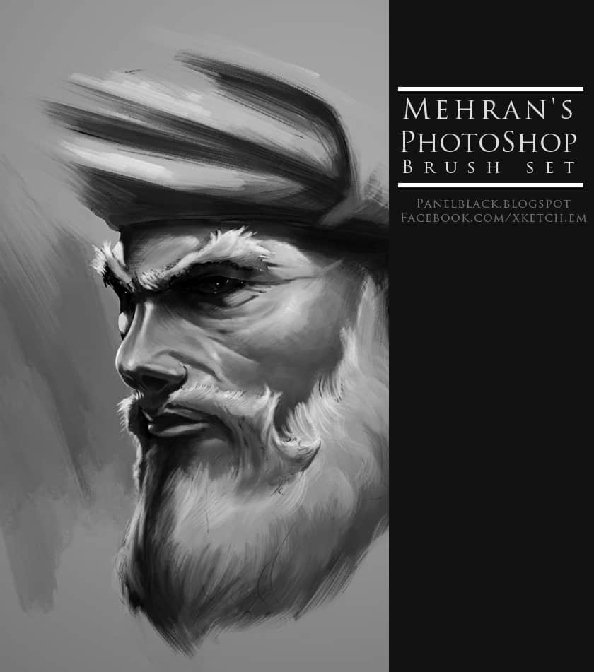 CG人物刻画Photoshop笔刷素材